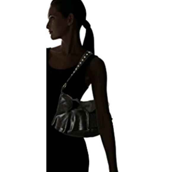 BETSEY JOHNSON JUST FOR THE FRILL OF IT Boho BLACK Vitage - Picture 4 of 9